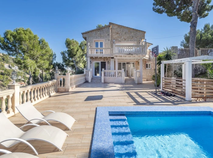 Double plot with sea view villa in Costa d'en Blanes-2
