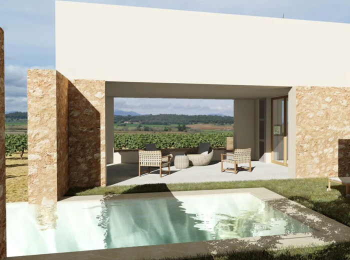 New development: Construction with high qualities in Sineu-8